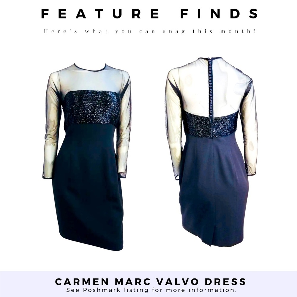 Carmen Marc Valvo Cocktail Dress